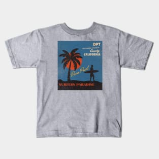 Dana Point California surf Vintage Kids T-Shirt